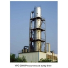 Pressure nozzle spray dryer
